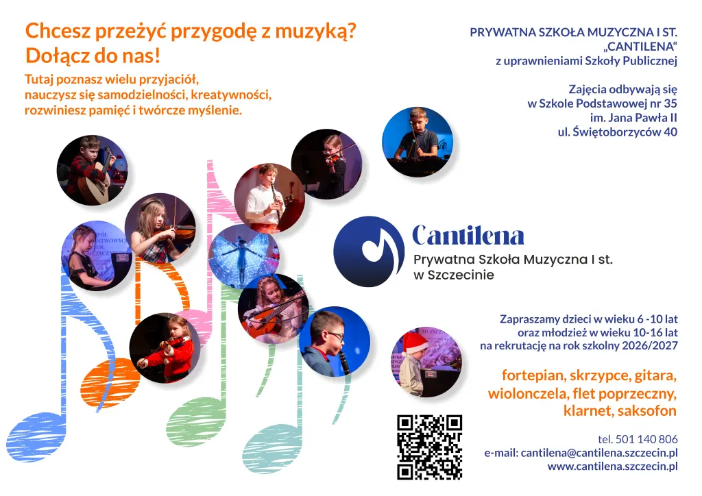 obraz plakatu rekrutacji do szkoły