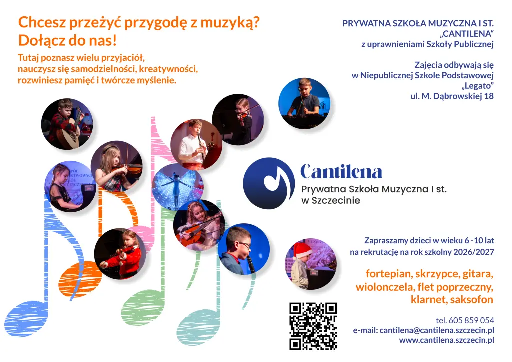 obraz plakatu rekrutacji do szkoły